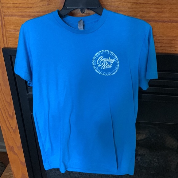 Crawling for reid teal short sleeve  t shirt size small unisex - Picture 1 of 5